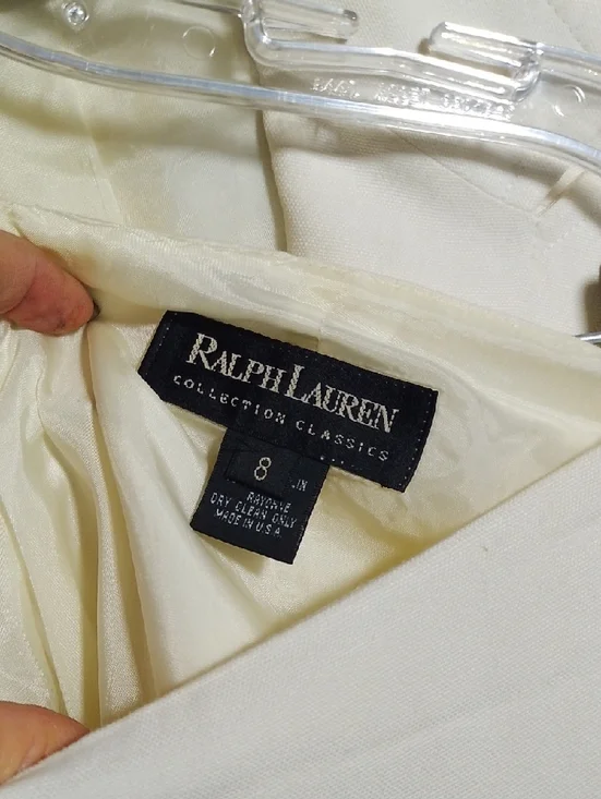 Ralph Lauren Off-White Double-Breasted Blazer - Picture 5 of 14